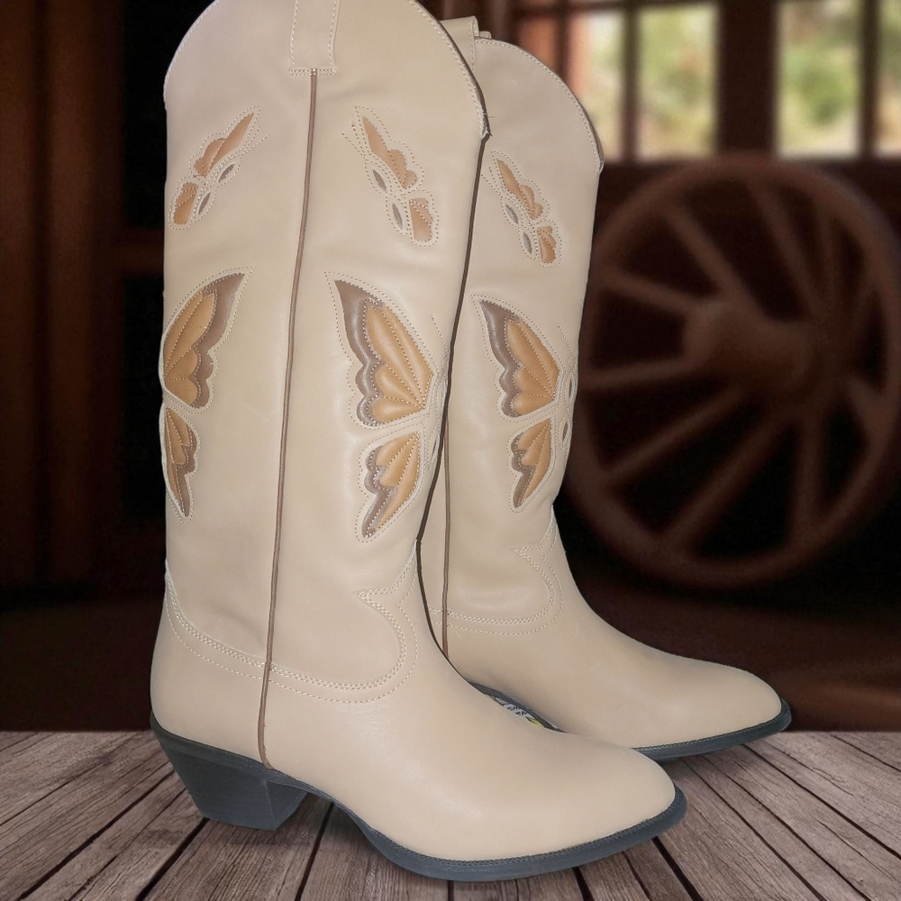 Free People Jeffrey Campbell FLY AWAY Tall Western Boots